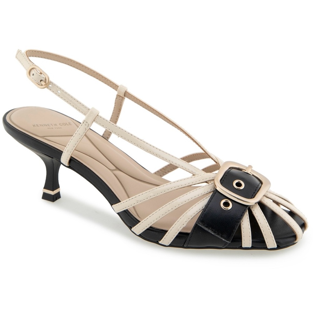 Brand New- Kenneth Cole Glenda Slingback Kitten Heel 🖤✨